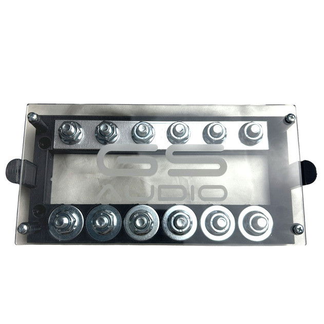 GS Audio | Portafusibili 6 connessioni ANL con Cover Plexiglass per car audio