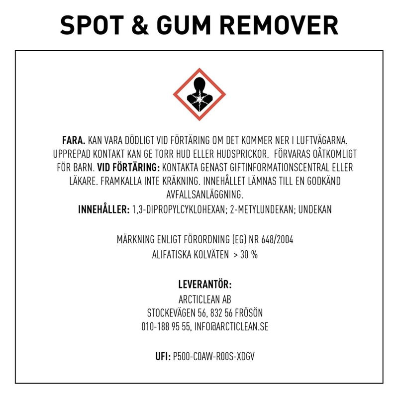 Spot & gum remover - 500 ml
