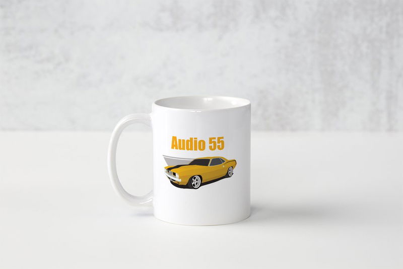 Audio 55 mugg