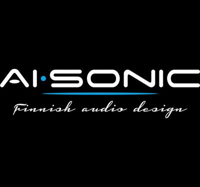 AI-SONIC STICKER white 800x197mm