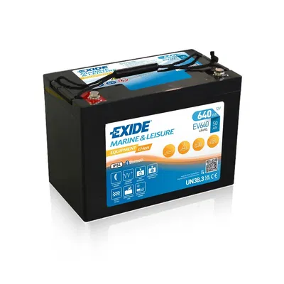Exide Litium 12V 50Ah Heat-Bluetooth