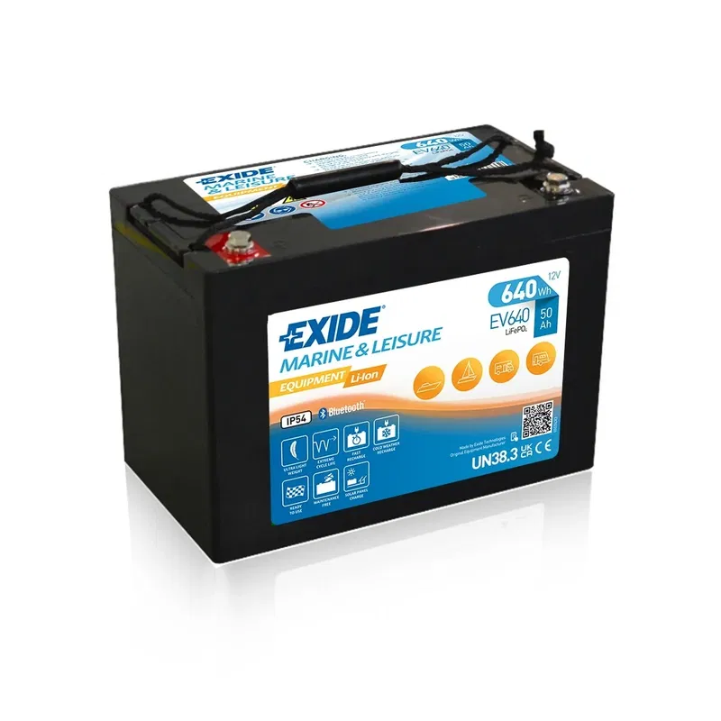 Exide Litium 12V 50Ah Heat-Bluetooth