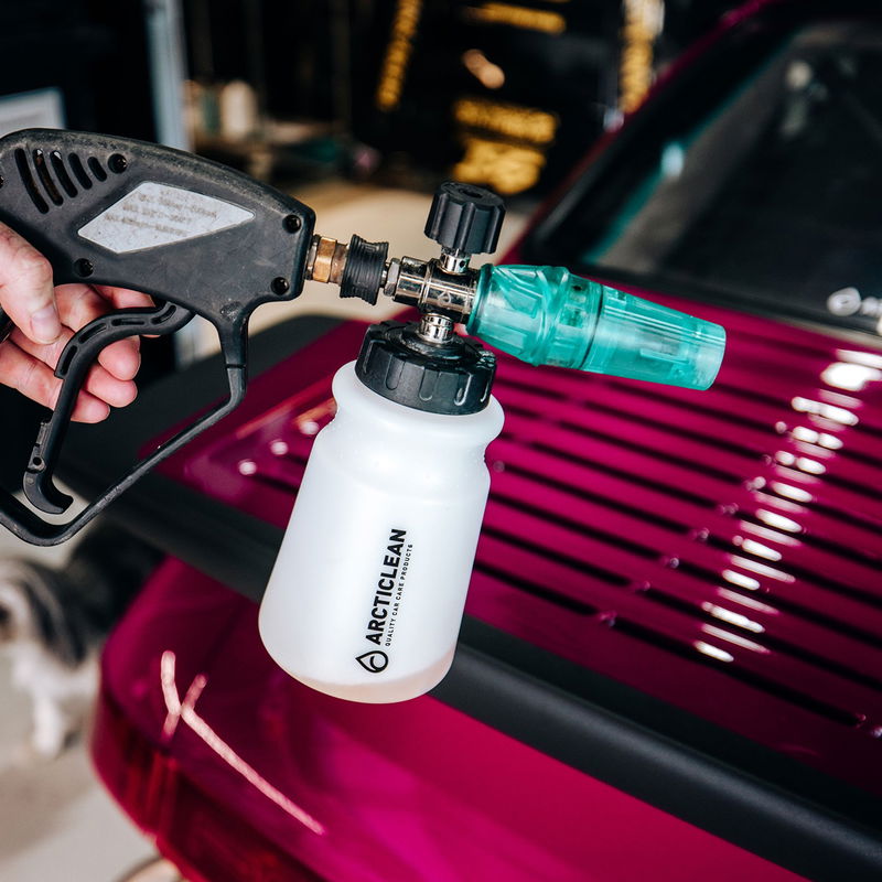 Foam lance HDPE behållare