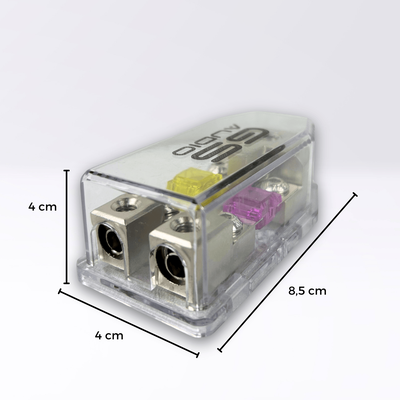 GS Audio Mini-ANL 1x70/2x25mm2 Strömblock GS Audio Mini-ANL 1x70/2x25mm2 Strömblock