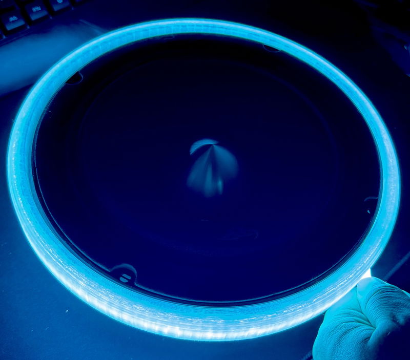 Ledring för högtalare - 6,5 tum Isblå