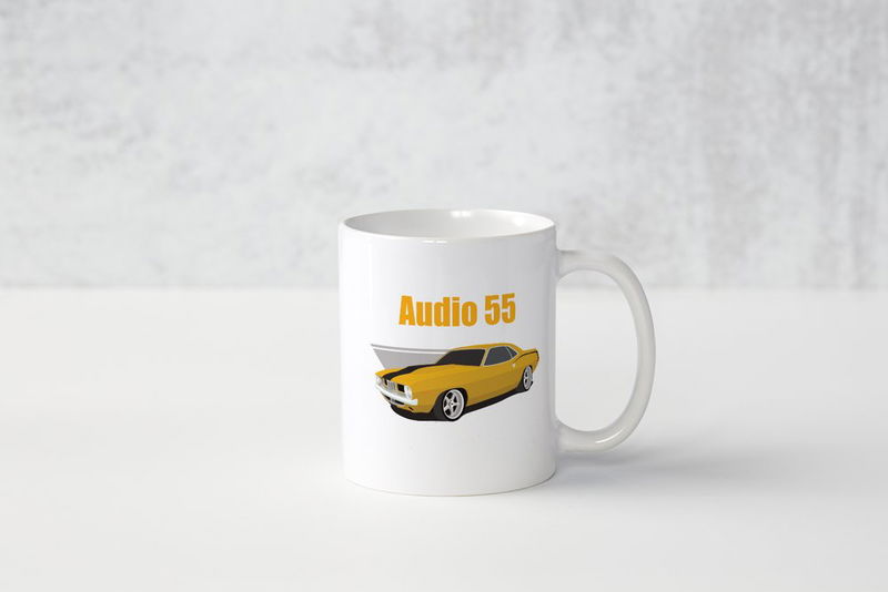 Audio 55 mugg