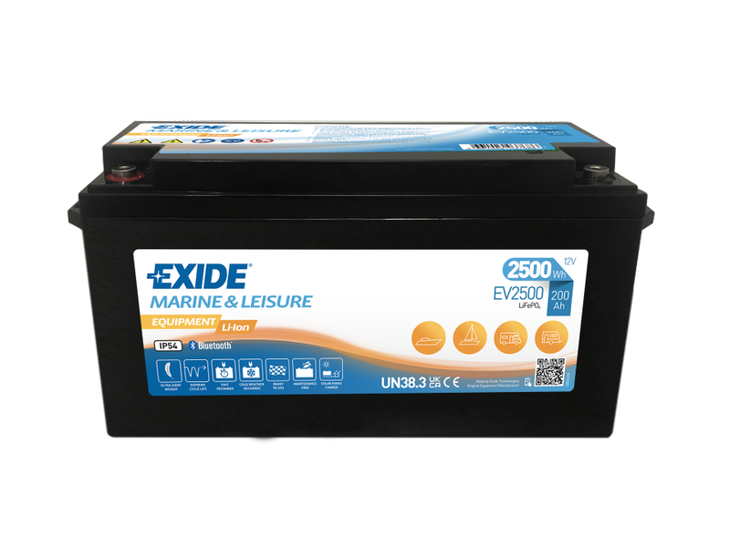 Exide Litium 12V 200Ah Heat-Bluetooth