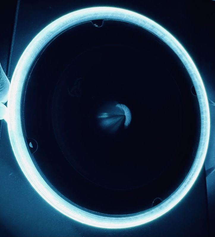 Ledring för högtalare - 8 tum Vit