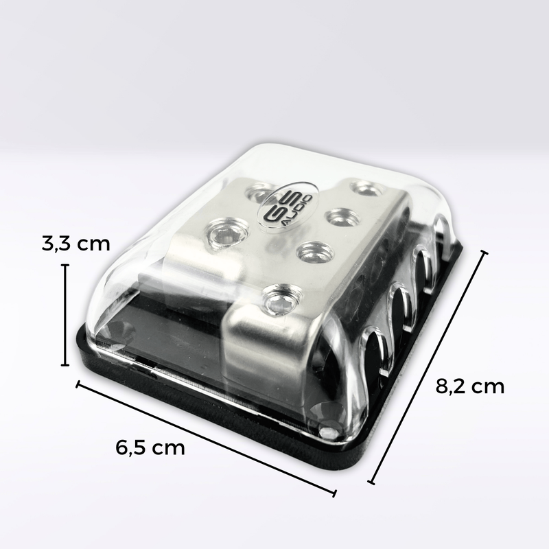 6-Way Power Distribution Block GS Audio | IN/OUT: 2x50 4x25