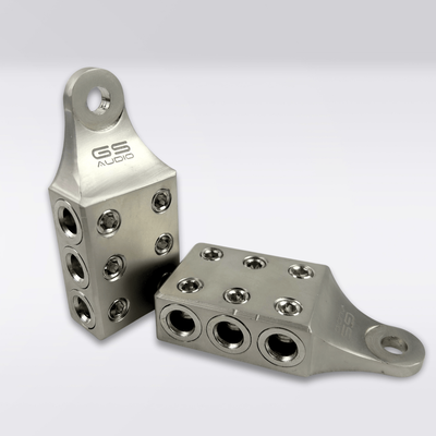 GS Audio Battery Terminals (+/â€“) | 6Ã—50 mmq Multi-Cable Distribution