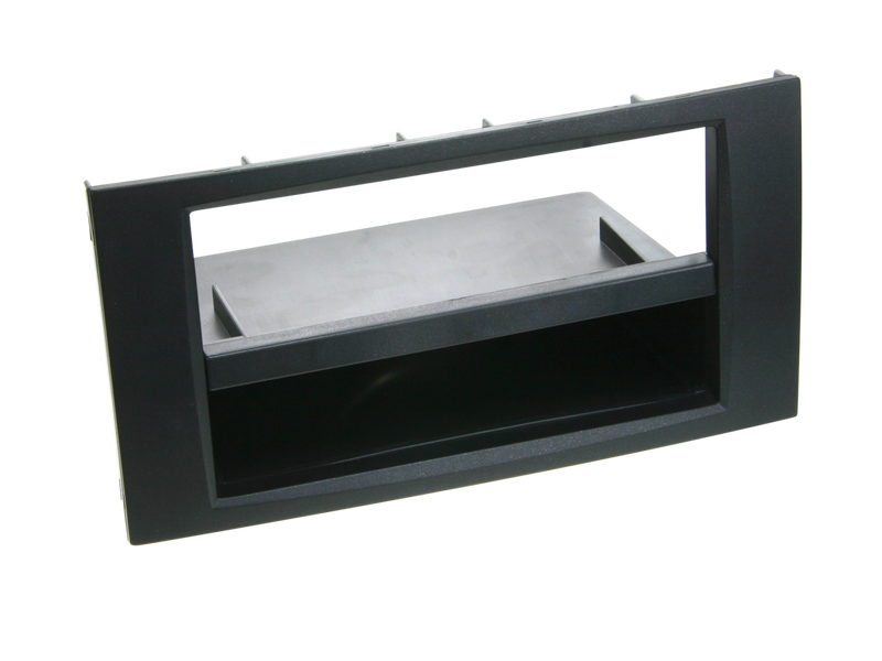 ACV 281114-08-1 1-DIN facia plate with pocket Ford black 100622