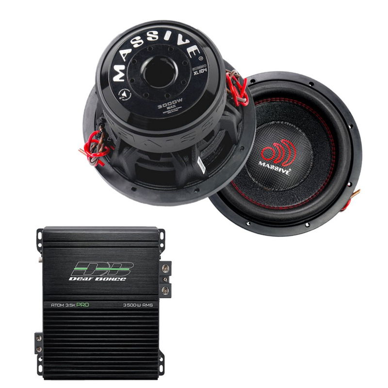 Massive Audio 2x10" SUMMO XL ampkit