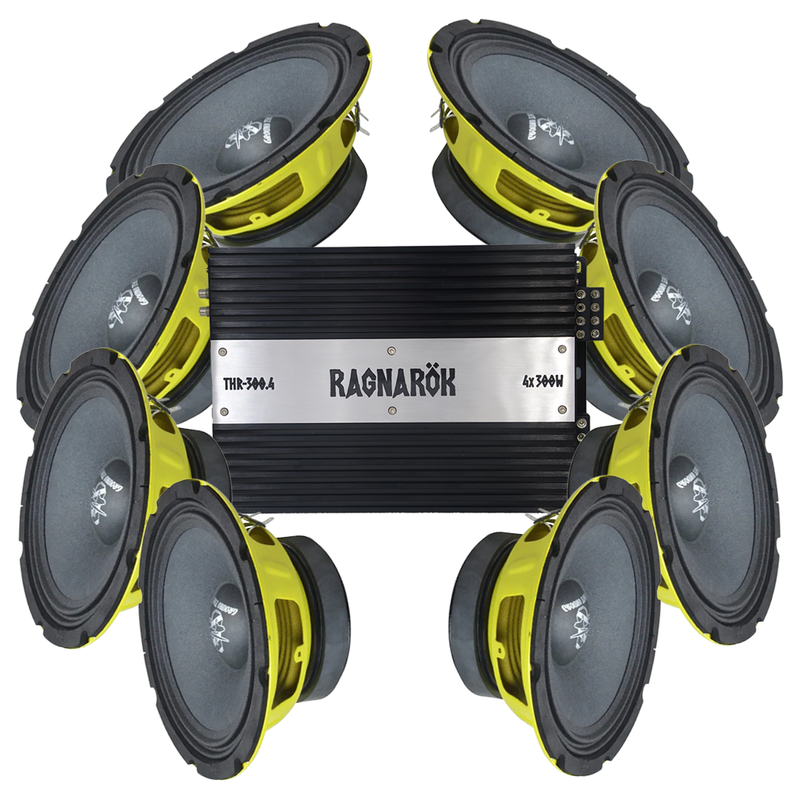 Ground Zero GZCK 200XSPL 8x8" Amp pack