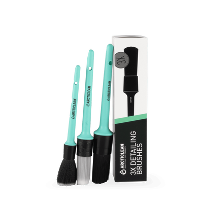 3x detailing brushes - penselset