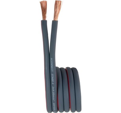 4CONNECT 4-800242 STAGE2 OFC-högtalarkabel 2x4,0mm2, 100m