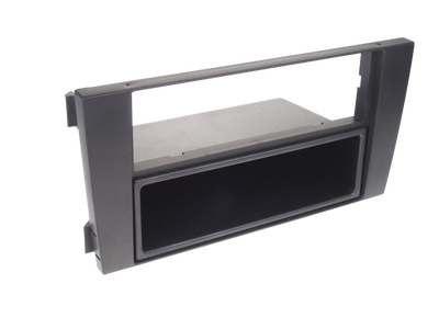 ACV 2-DIN facia plate with pocket Audi A6 2001 - 2005 black 100604