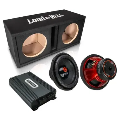 Reiss 2x12" RS-YS12.D4 Loud as hell låda ampkit