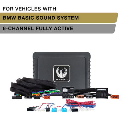 Phoenix Gold ZDAP-BMW2 Full Active DSP Plug & Play Power-Up Kit for BMW with Basic Sound System
