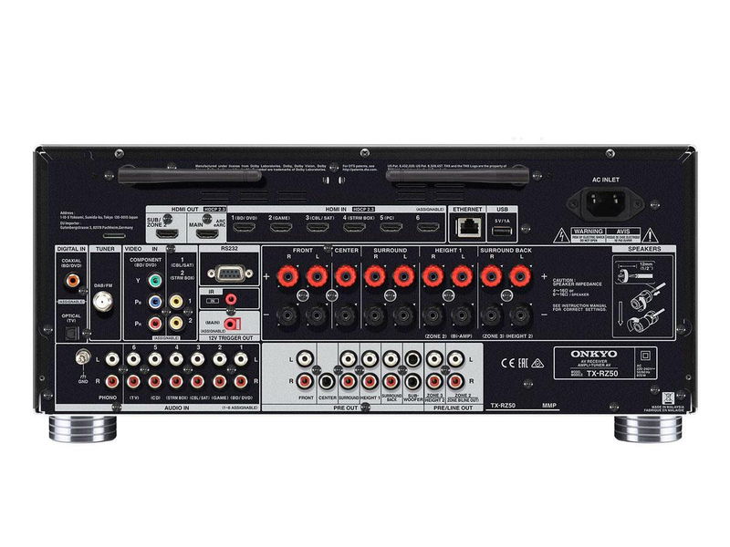 Onkyo TX-RZ50, AV Receiver, black