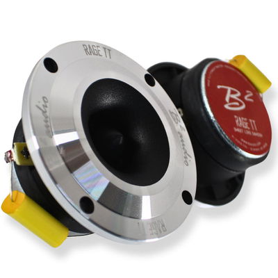 B2 Audio RAGE Series Pair of 1" 4-Ohm 50 Watt RMS Tweeters, OD 3.92" RAGE TT B2 Audio RAGE Series Pair of 1" 4-Ohm 50 Watt RMS Tweeters, OD 3.92" RAGE TT