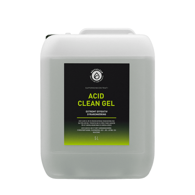 Acid clean gel