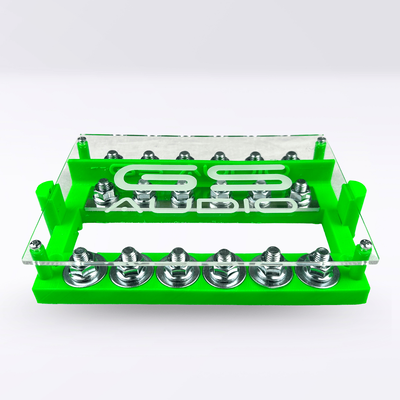 GS Audio | Car Audio 6+6 ANL Fuse Holder with Plexiglass Cover
