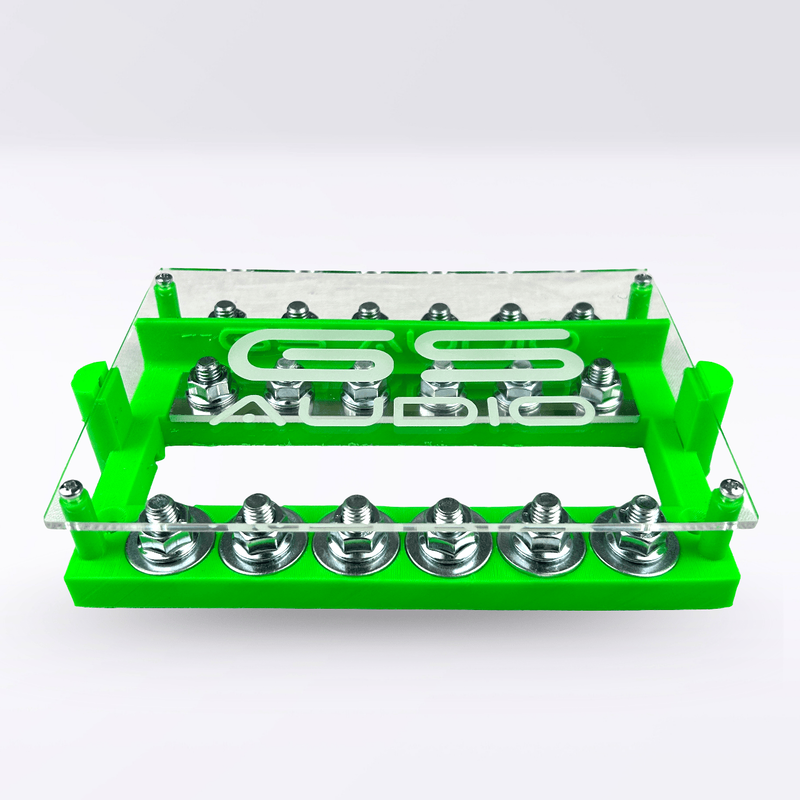 GS Audio | Car Audio 6+6 ANL Fuse Holder with Plexiglass Cover