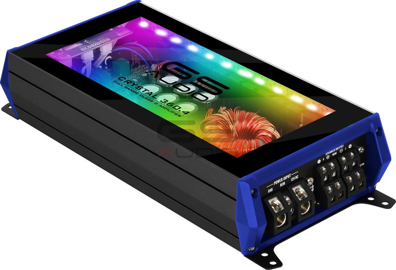 GS Audio Full-Range Amplifier 4*360WRMS @20hm - Crystal Series