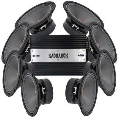 DD Audio VO-M208-S4 8x8" Amp pack