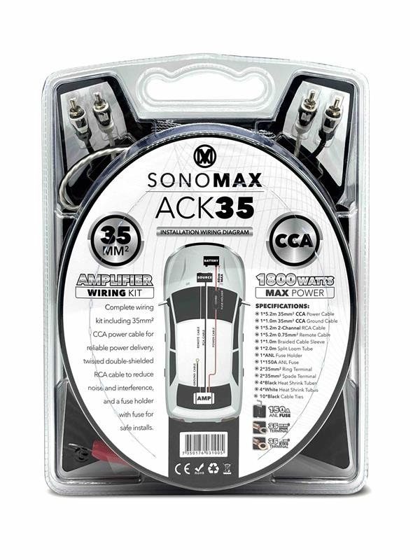 Cable kit 35mm2 5,2m CCA with RCA
