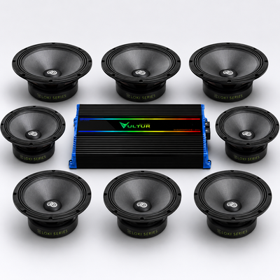 GS Audio Vultur + 8x8" Ragnarök Loki L-200SPL