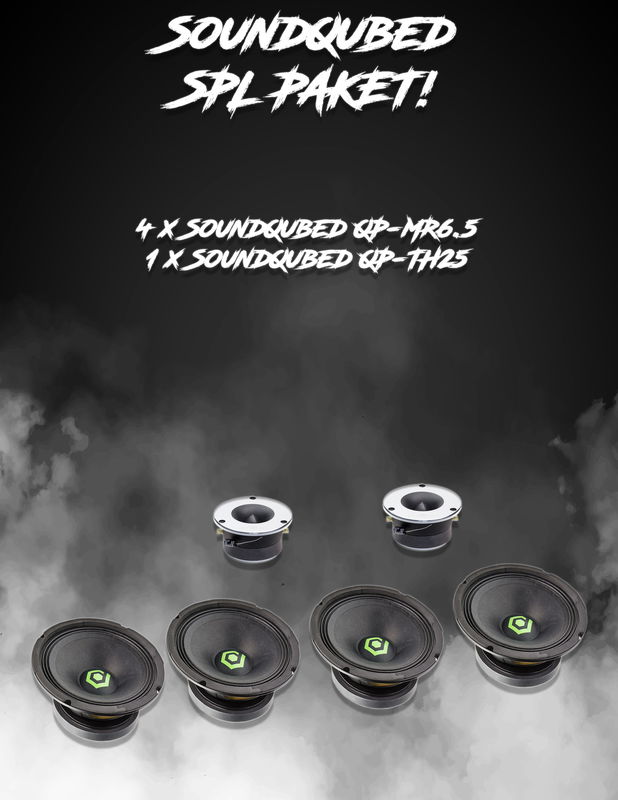 SoundQubed SPL 4x6.5" - 2x Disk