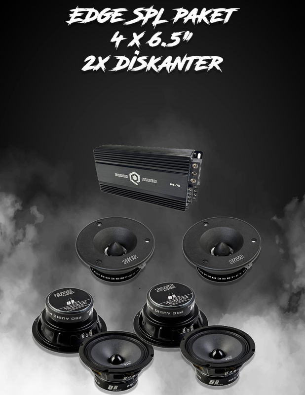 Edge SPL paket 4x6.5"