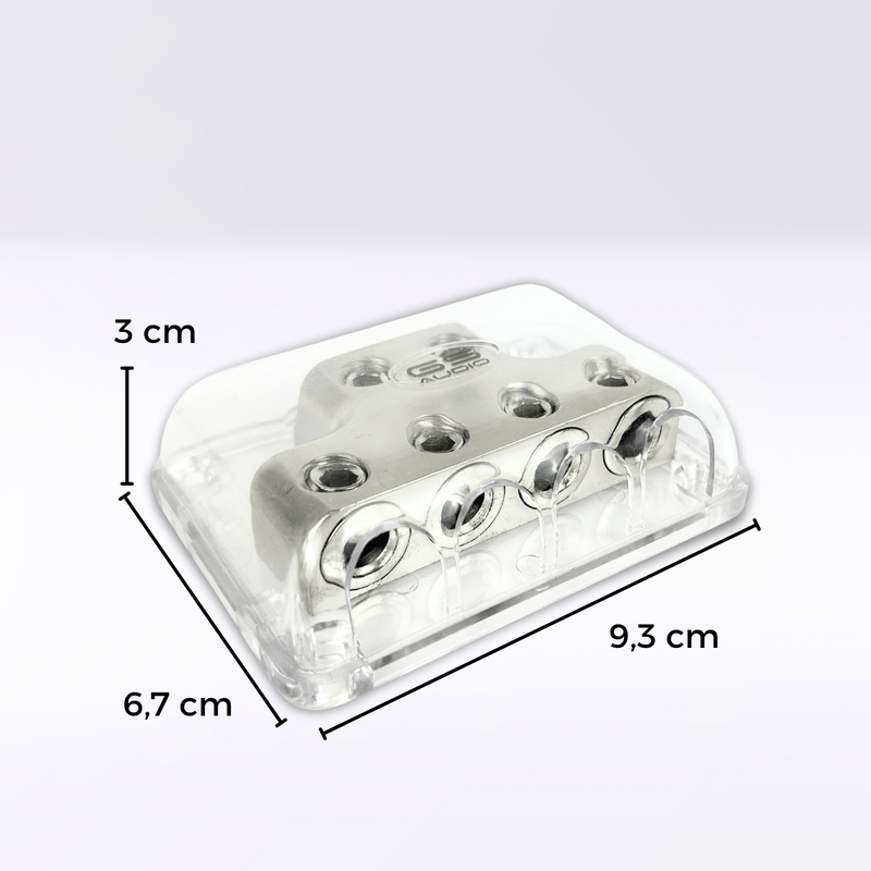 6-Way Power Distribution Block GS Audio | IN/OUT: 6x50/25