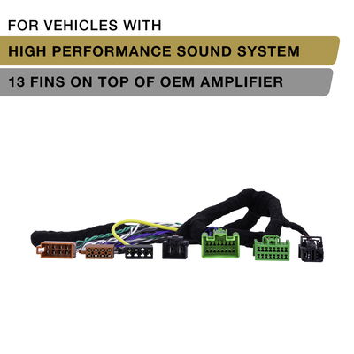 Phoenix Gold ZDT-VOL1 100cm T-Harness for Volvo vehicles from 2018 – Up with 13-fin OEM amplifier.