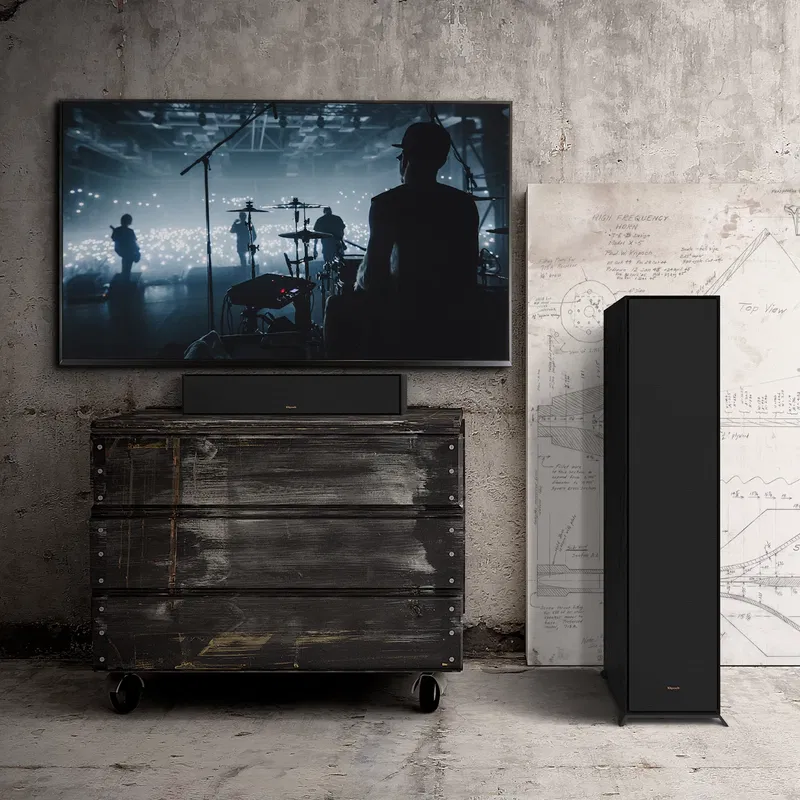 Klipsch R-30C, centerhögtalare, svart