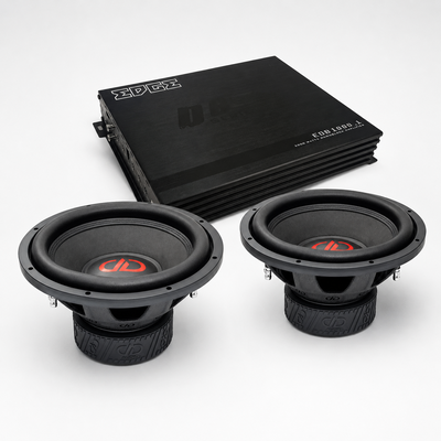 DD Audio 312e-D4 med Edge EDB1000.1-E4