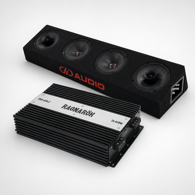 Ragnarök / DD Audio 4x6,5" planka med steg