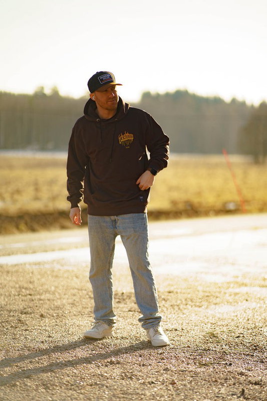 Flames Hoodie – Brun / Brown