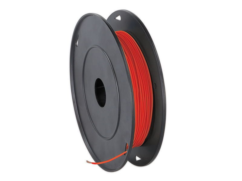 0,75mm2 OFC-strömkabel Röd