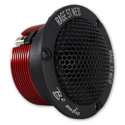 B2 Audio RAGE Series Pair of 1" 4-Ohm 75 Watt RMS Neodymium Tweeters, OD 2.95" RAGE ST NEO B2 Audio RAGE Series Pair of 1" 4-Ohm 75 Watt RMS Neodymium Tweeters, OD 2.95" RAGE ST NEO