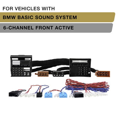 Phoenix Gold ZDT-BMW2 6CH Active cable for BMW with Basic Sound System with a Quadlock