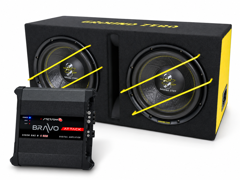 Ground Zero GZIB 2x12 Stetsom Basspack