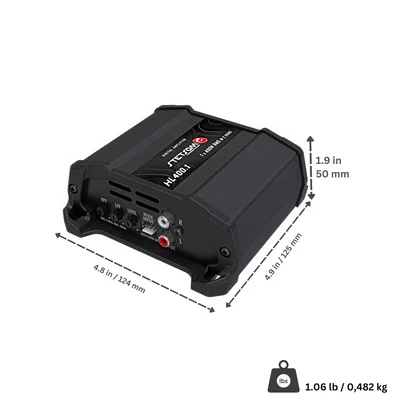 Stetsom HL 400.1 – kompakt fullregistermonoblock, 435 W RMS