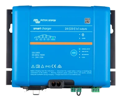 Smart IP43 Laddare 24V 25A 1+1 utg