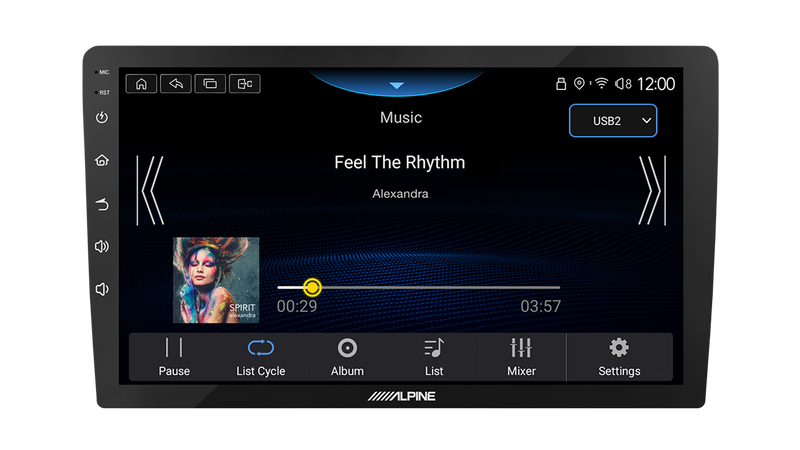 Alpine INE-AW409S – 9" Android 13 med trådlös CarPlay & Android Auto