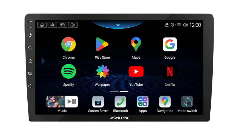 Alpine INE-AW409S – 9" Android 13 med trådlös CarPlay & Android Auto