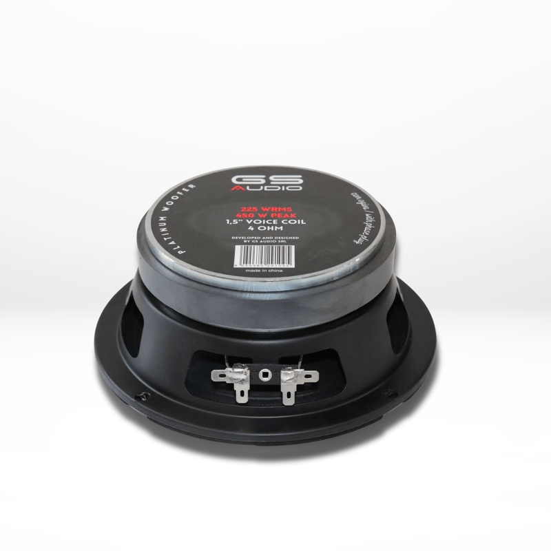 Woofer Platinum FLAT MK2 with phase plug  6"/160mm - Coil 38 - 225 WRMS - 4 Ohm Woofer Platinum FLAT MK2 with phase plug  6"/160mm - Coil 38 - 225 WRMS - 4 Ohm