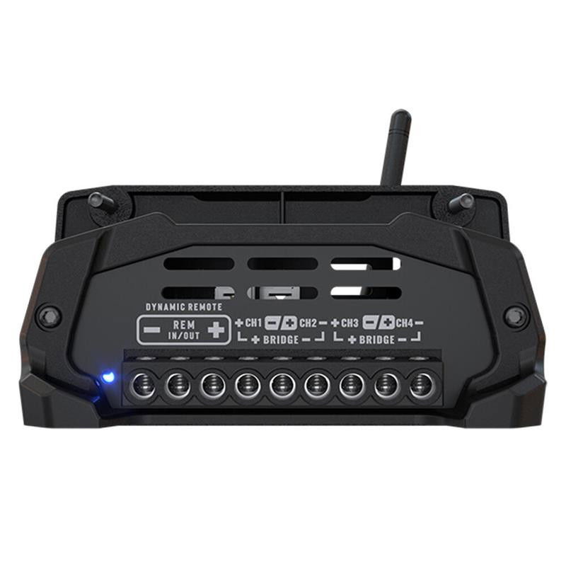 Stetsom DSP-Förstärkare för inbyggnad med 4x100W RMS, App & FM-radio