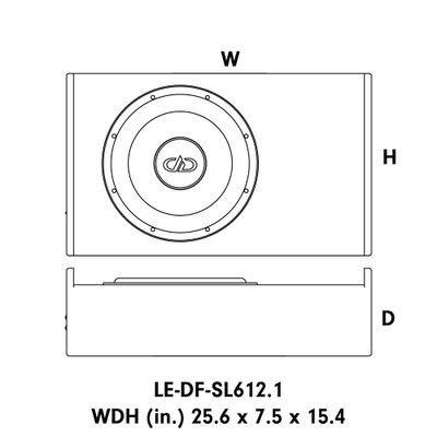 DD Audio LE-DF-SL612.1-D2